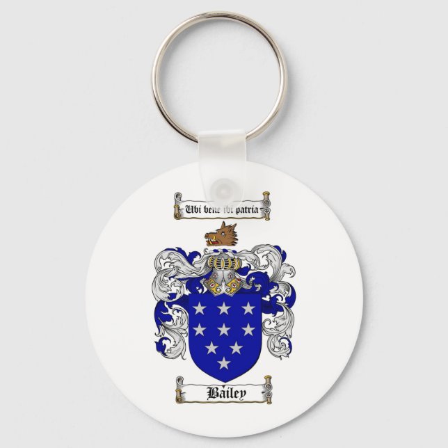 PORTE-CLÉS BAILEY FAMILLE CREST - BAILEY COAT D'ARMES (Recto)