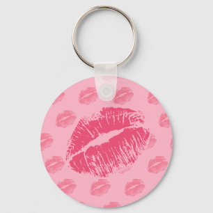 Porte-clés Baiser rose