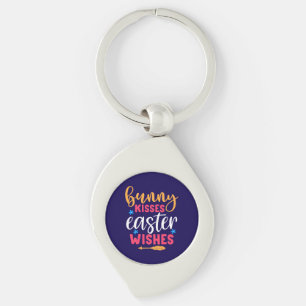 Porte-clés Baisers de lapin Voeux de Pâques-69739