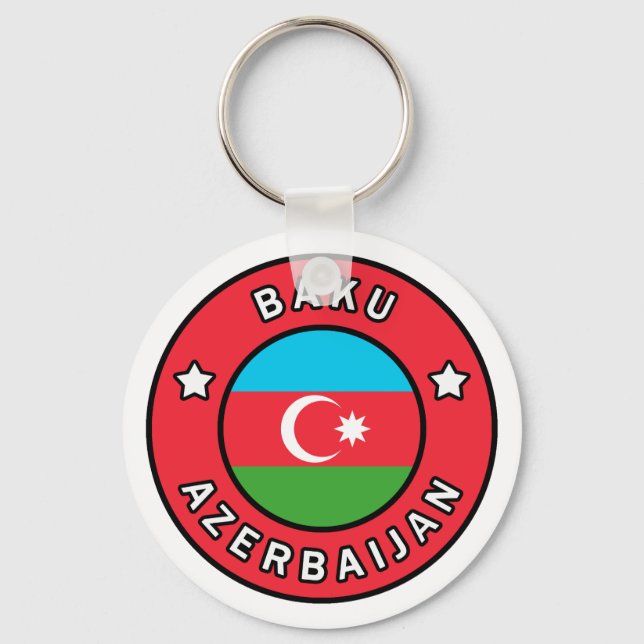 Porte-clés Bakou Azerbaïdjan (Recto)