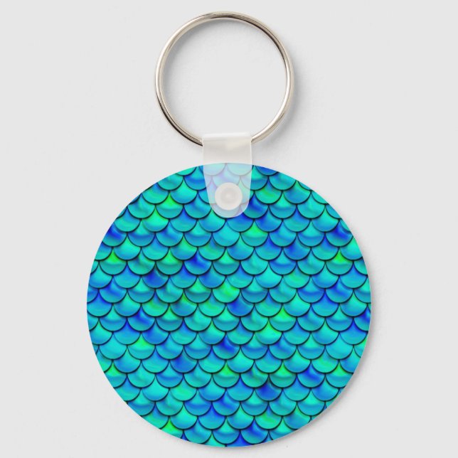 Porte-clés Balances bleues à perte d'eau (Recto)