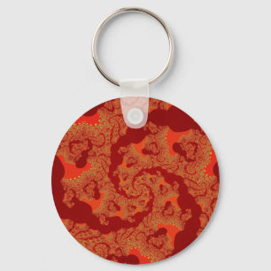 Porte-clés Balayage rouge et orange