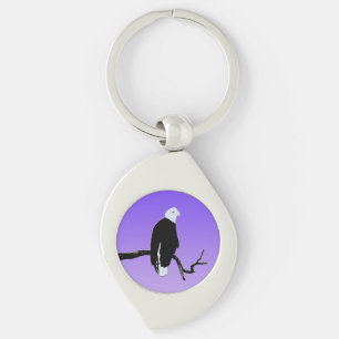 Porte-clés Bald Eagle at Sunset - Art original de la faune