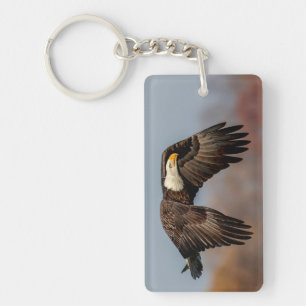 Porte-clés Bald Eagle en vol