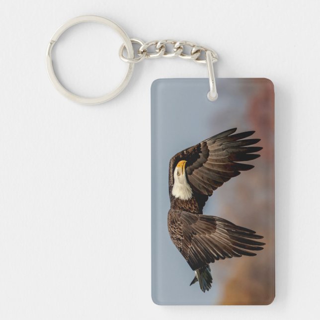 Porte-clés Bald Eagle en vol (Devant)
