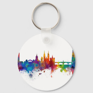 Porte-clés Bâle Suisse Skyline