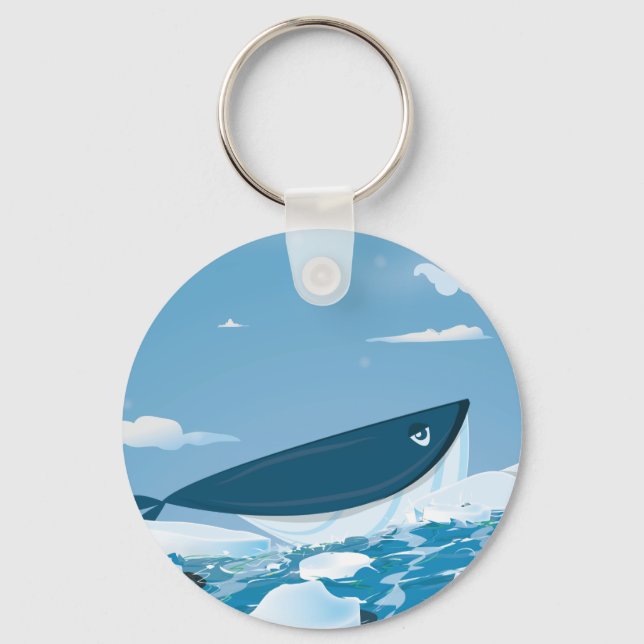 Porte-clés Baleine arctique (Recto)