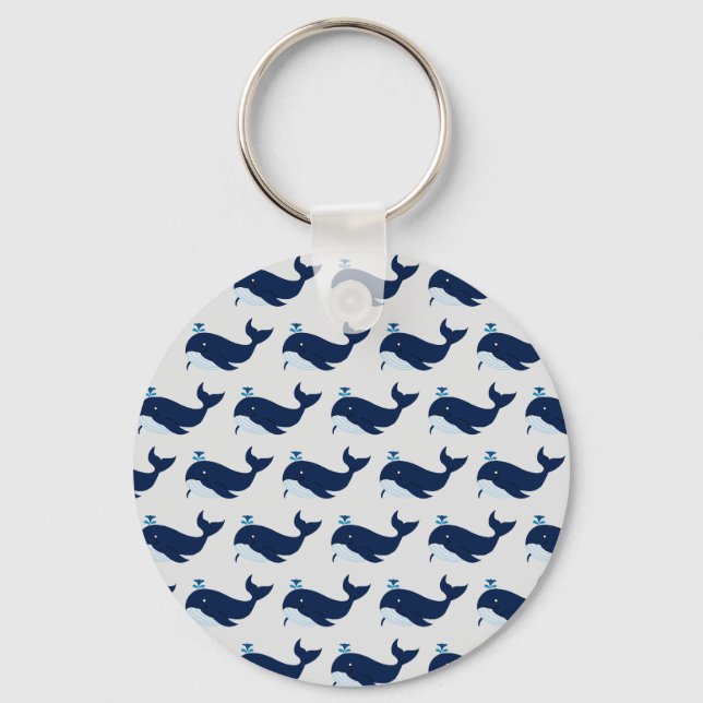Porte-clés Baleine bleue, Naution (Recto)