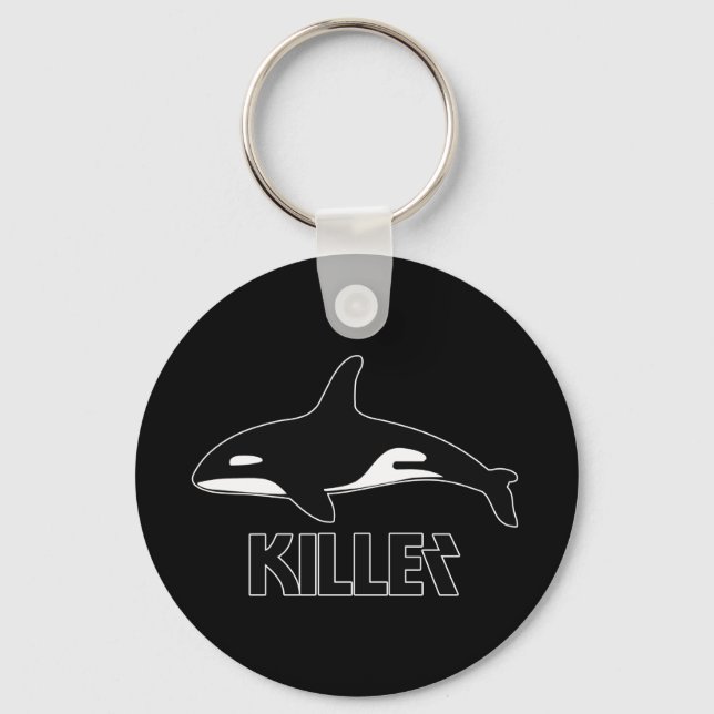 Porte-clés Baleine tueuse Orca de la mort (Recto)