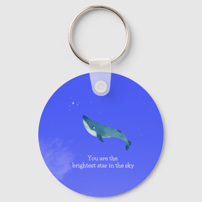 Porte-clés Baleine volante (Recto)