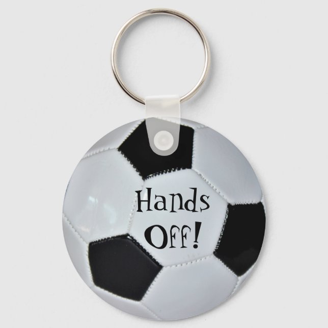 Porte-clés Ball de football amusant (Recto)