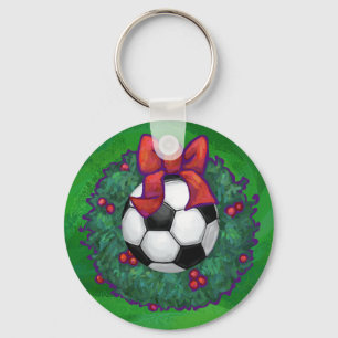 Porte-clés Balle de football Noël