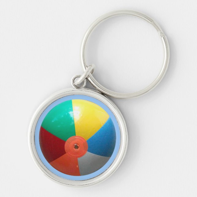 Porte-clés balle de plage (Devant)