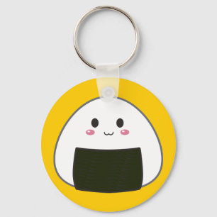Porte-clés Balle de riz Kawaii "Onigiri"