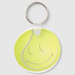 PORTE-CLÉS BALLE DE TENNIS DE VISAGE