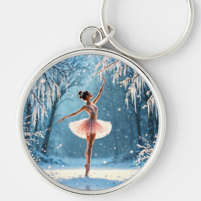Porte-clés Ballerina brillante mode élégance danse (Devant)