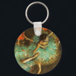 Porte-clés Ballerina Dance Green Dancer Edger Degas Peinture<br><div class="desc">Degas Ballerina - Edgar Degas Danseuse de ballet "La danseuse verte" 1879 Pastel Edgar Degas peint "La danseuse verte" en 1879. Degas était un artiste impressionniste français, connu pour ses peintures de beaux danseurs de ballet. Les danseurs de ballet de Degas étaient des sujets de tableaux, de sculptures, d'estampes et...</div>
