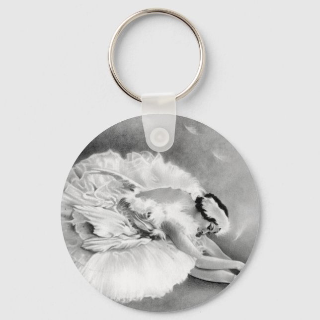Porte-clés Ballerina Dying Swan Keychain (Recto)