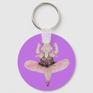 Porte-clés Ballerina en rose