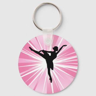 Porte-clés Ballerina étoile rose