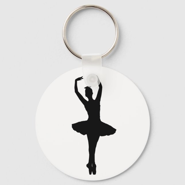 Porte-clés BALLERINA PIROUETTE EN POINTE (Danseur de ballet)  (Recto)