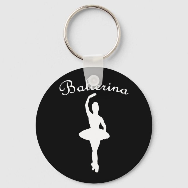 Porte-clés Ballerina Silhouette (Recto)