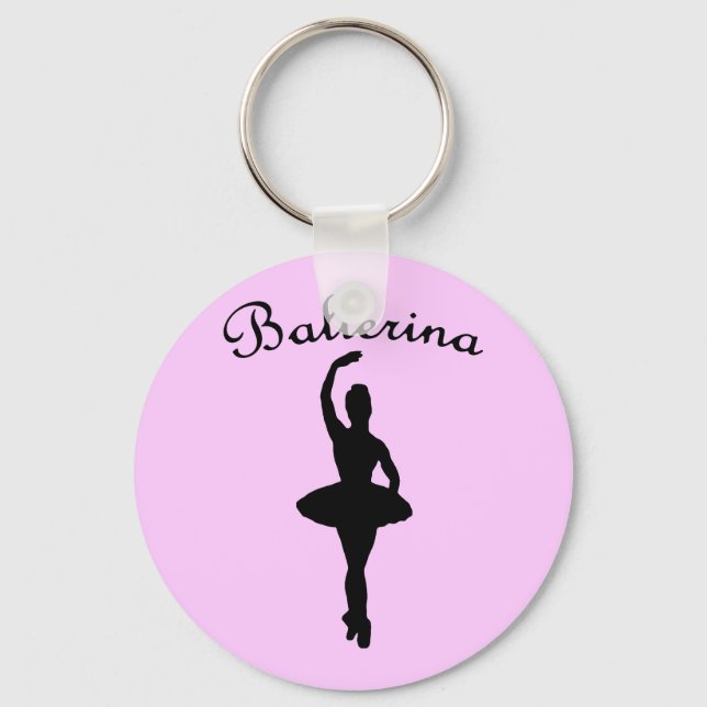 Porte-clés Ballerina Silhouette (Recto)