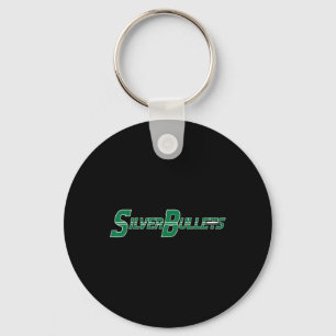 Porte-clés Balles en argent Softll - Vert sur marine