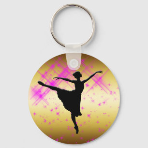 PORTE-CLÉS BALLET DANCER SILHOUETTE