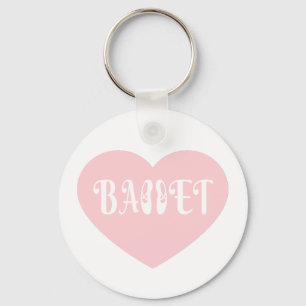 Porte-clés Ballet Love Danse Personnaliser Ctomizeus