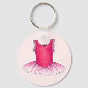 Porte-clés Ballet rose Ballerina Costume Tutu Dance Porte - c