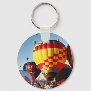 Porte-clés Ballon à air chaud - montant en ballon