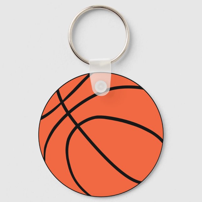 Porte-clés Ballon de basket-ball (Recto)