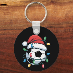 Porte-clés Ballon de football de Noël Sports Joueur de footba