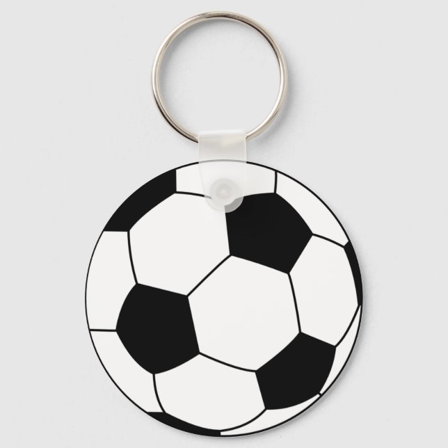 Porte-clés Ballon de football sportif (Recto)