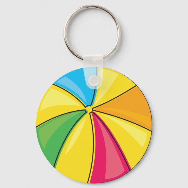 Porte-clés ballon de plage (Recto)