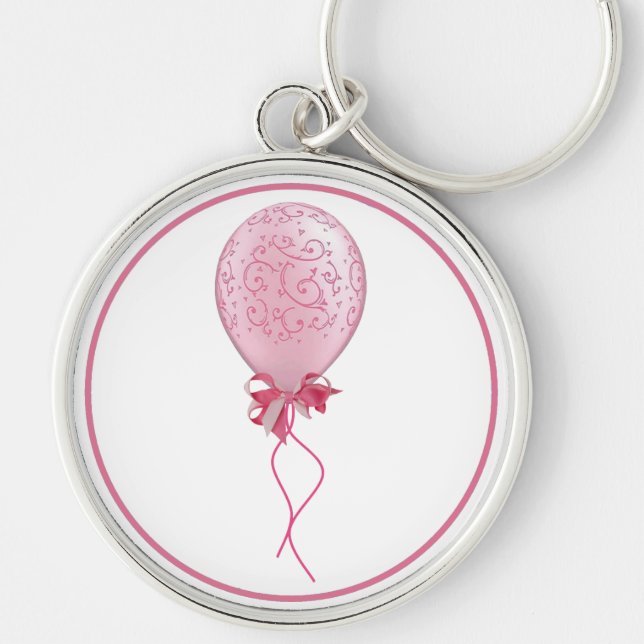 Porte-clés Ballons roses 2 (Devant)