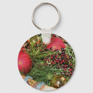 Porte-clés Balls Beads Evergreens Porte - clé de Noël