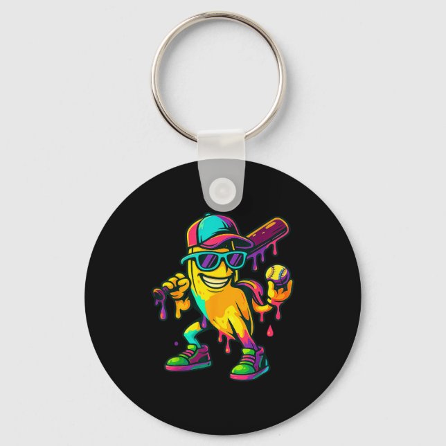 Porte-clés Banana Shirt Funny Banana Drip Graphic Kids Boys G (Recto)