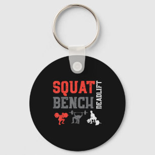 Porte-clés Banc De Gym Squat Deadlift Powerlift Exercice Fitn