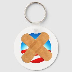 Porte-clés Bande-aide non à Obamascare