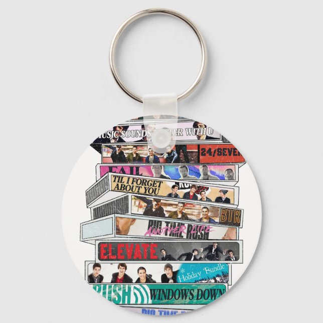 Porte-clés Bande Cassette Big Time Rush (Recto)