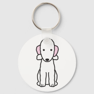 Porte-clés Bande dessinée de chien de Bedlington Terrier