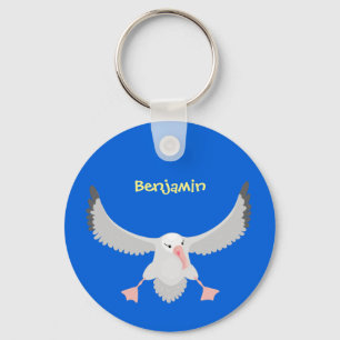 Porte-clés Bande dessinée de l'oiseau mûre albatros