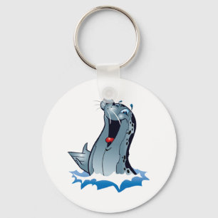 Porte-clés Bande dessinée mignonne de phoque