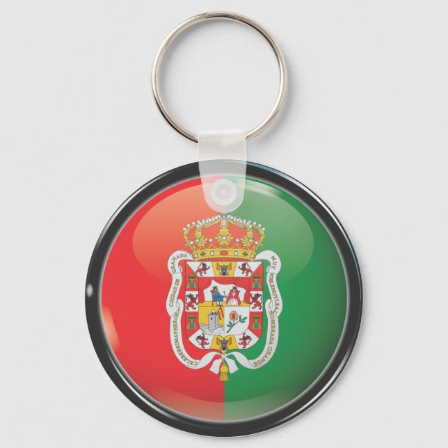 Porte-clés Bandera y escudo de Granada (Recto)
