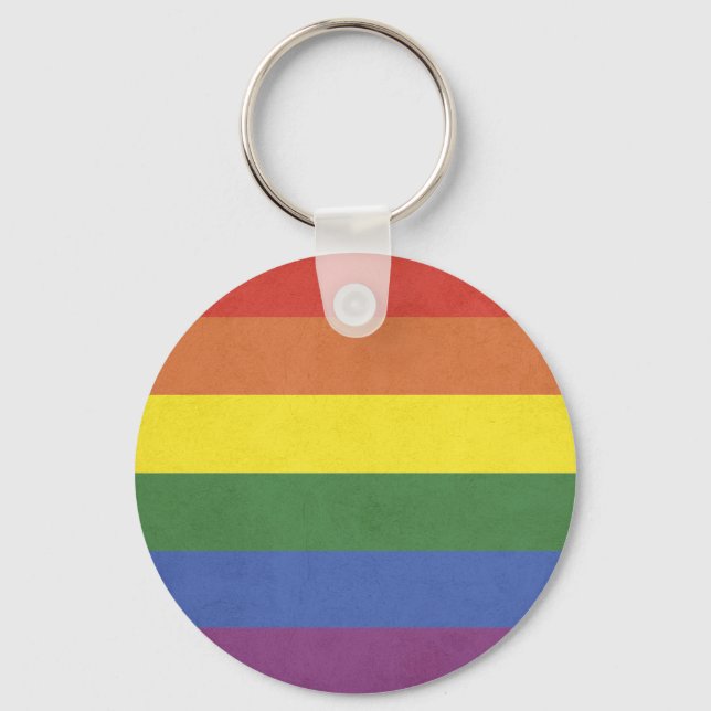 Porte-clés Bandes arc-en-ciel (Recto)