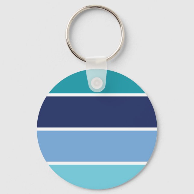 Porte-clés Bandes bleues (Recto)