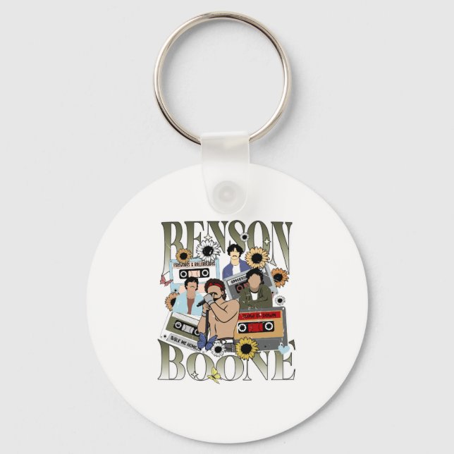 Porte-clés Bandes Cassette Benson Boone  (Recto)