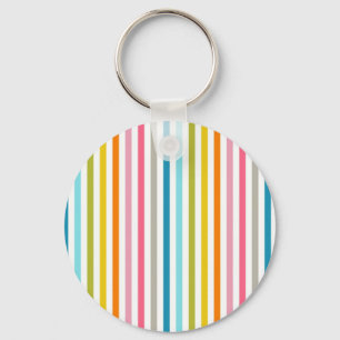 Porte-clés Bandes de bonbons colorées